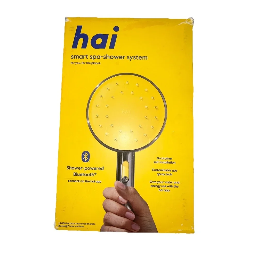 hai Smart Spa-Shower System Showerhead Bluetooth 1.8 Gpm CITRON New Sealed